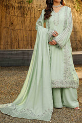 MENTHOL - Peach Embroidered (3Pcs) - 3201