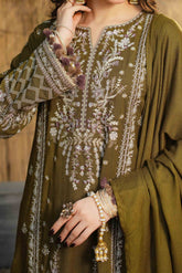 EUCALYPTUS - Peach Embroidered (3Pcs) - 3203