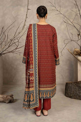 NUW3044 Digital Printed Khaddar Suit - 3 Piece