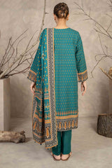 NUW3045 Digital Printed Khaddar Suit - 3 Piece