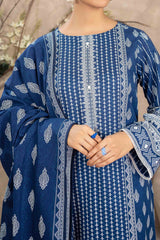 NUW3051 Digital Printed Khaddar Suit - 3 Piece