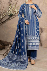 NUW3051 Digital Printed Khaddar Suit - 3 Piece