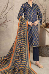 NUW3055 Digital Printed Khaddar Suit - 3 Piece