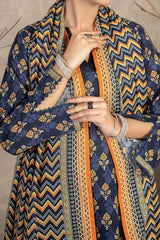 NUW3055 Digital Printed Khaddar Suit - 3 Piece