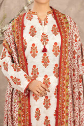 NUW3056 Digital Printed Khaddar Suit - 3 Piece