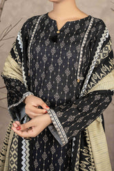 NUW3058 Digital Printed Khaddar Suit - 3 Piece