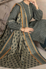 NUW3062 Digital Printed Khaddar Suit - 3 Piece