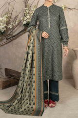 NUW3062 Digital Printed Khaddar Suit - 3 Piece