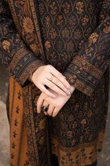 NUW3075 Digital Printed Khaddar Suit - 3 Piece