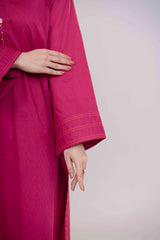 NPSS2098 Dobby Lawn Suit - Stitched 2Pc