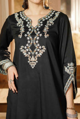 BAT FLOWER - Embroidered Viscose 2Pcs - 2069