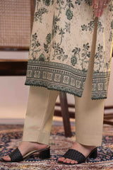 NUSLW3036 Printed Lawn Suit - Unstitched 3Pc