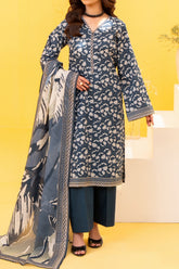 NPSLW3067 Printed Lawn Suit - Stitched 3Pc