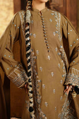 PENNY - Peach Embroidered (3Pcs) - 3205