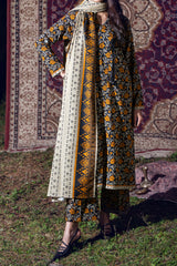 ONYX - Printed Unstitched Khaddar Suit (3 Piece) 3142