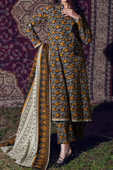 ONYX - Printed Unstitched Khaddar Suit (3 Piece) 3142