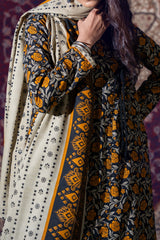 ONYX - Printed Unstitched Khaddar Suit (3 Piece) 3142