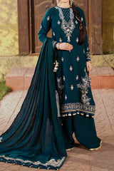 AZURE - Peach Embroidered (3Pcs) - 3202