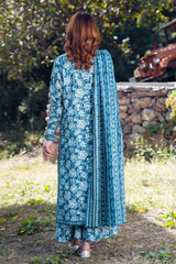 PRUSSIAN - Printed Unstitched Khaddar Suit (3 Piece) 3130