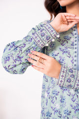 NPSE3140 Printed Embroidered Lawn Suit - 3 Piece