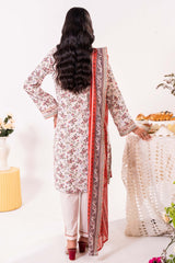 NPSE3143 Printed Embroidered Lawn Suit - 3 Piece