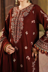 CRAN - Peach Embroidered (3Pcs) - 3212