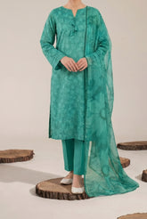 NUSLW3411 Printed Lawn Suit - Unstitched