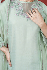 NPSM3160 Maysuri Embroidered Suit - Stitched 3Pc