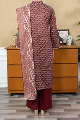 NUSL3237 Printed Lawn Suit - Unstitched 3Pc