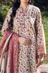 PAISLEY - Printed Unstitched Khaddar Suit (3 Piece) 3134