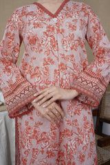 NUSL3258 Printed Lawn Suit - Unstitched 3Pc