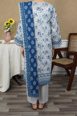 NUSL3285 Printed Lawn Suit - Unstitched 3Pc