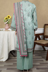 NUSL3267 Printed Lawn Suit - Unstitched 3Pc