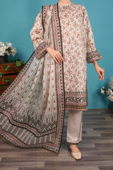 NUSL3265 Printed Lawn Suit - Unstitched 3Pc