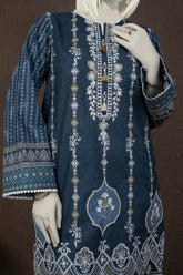 NPWE3033 - Printed Embroidered Khaddar (Stitched 3Pc)