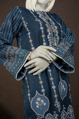 NPWE3033 - Printed Embroidered Khaddar (Stitched 3Pc)