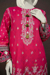 NUWE3122 Printed Embroidered Khaddar Suit - 3 Piece