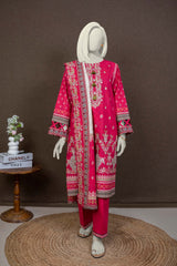 NUWE3122 Printed Embroidered Khaddar Suit - 3 Piece