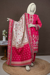 NPWE3038 - Printed Embroidered Khaddar (Stitched 3Pc)