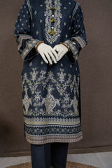NPWE3039 - Printed Embroidered Khaddar (Stitched 3Pc)