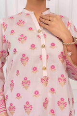 NUSJ3294 Jacquard Lawn Suit - Unstitched 3Pc
