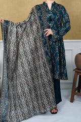 NUSL3223 Printed Lawn Suit - Unstitched 3Pc