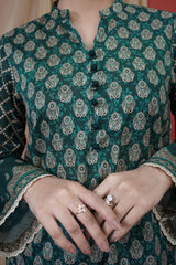 NUSL3244 Printed Lawn Suit - Unstitched 3Pc