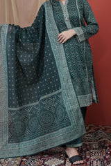 NUSL3250 Printed Lawn Suit - Unstitched 3Pc