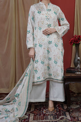 NUSL3246 Printed Lawn Suit - Unstitched 3Pc