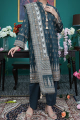 NUSL3236 Printed Lawn Suit - Unstitched 3Pc