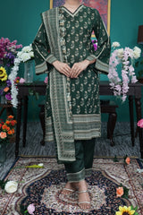 NUSL3225 Printed Lawn Suit - Unstitched 3Pc