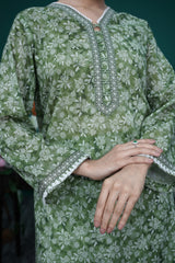 NUSL3231 Printed Lawn Suit - Unstitched 3Pc