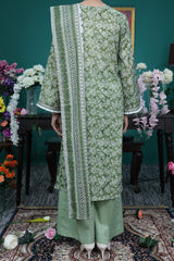 NUSL3231 Printed Lawn Suit - Unstitched 3Pc