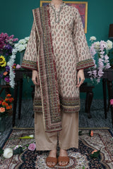 NUSL3226 Printed Lawn Suit - Unstitched 3Pc